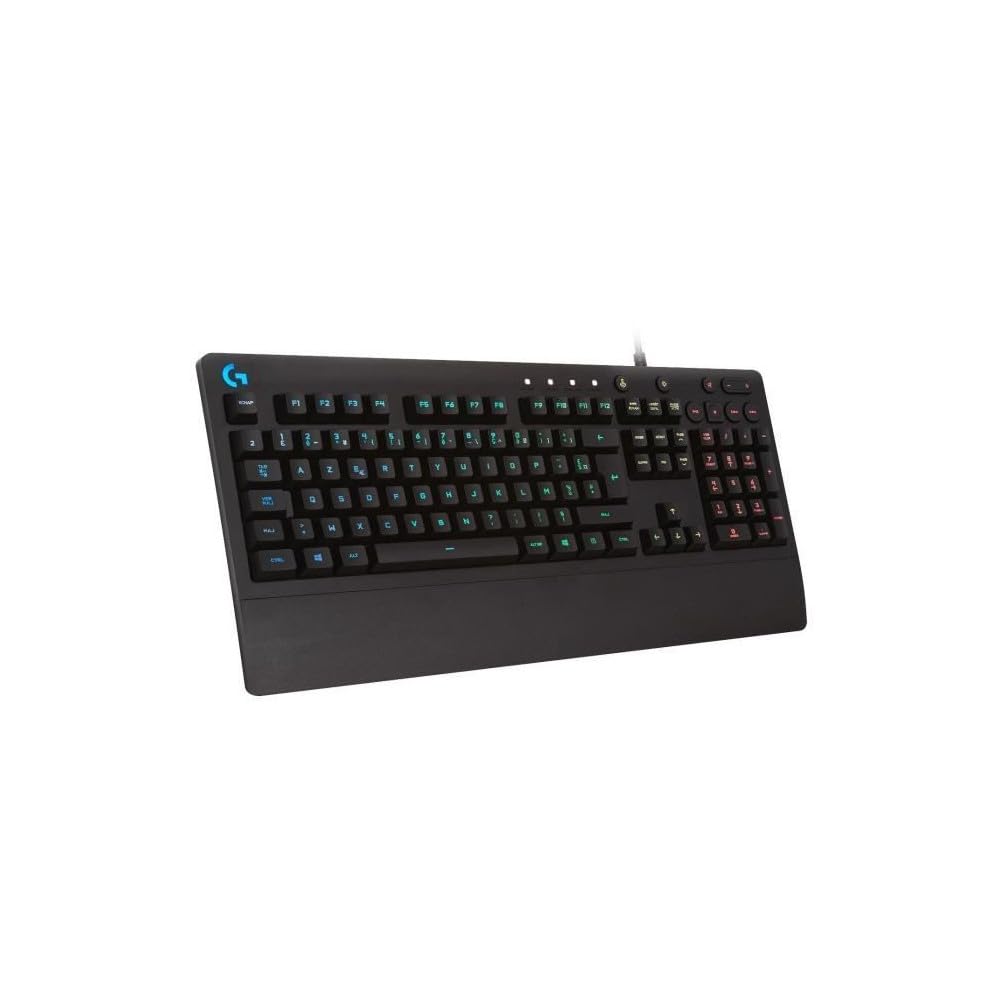 Logitech 920-008088 Prodigy Gaming Keyboard, RGB Backlit, AZERTY French Layout - Black