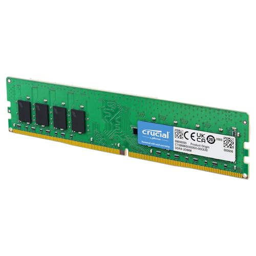 Crucial DDR4 RAM 16GB 3200MHz CL22, Desktop Computer Memory, High Performance RAM (or 2933MHz, 2666MHz) - CT16G4DFRA32A