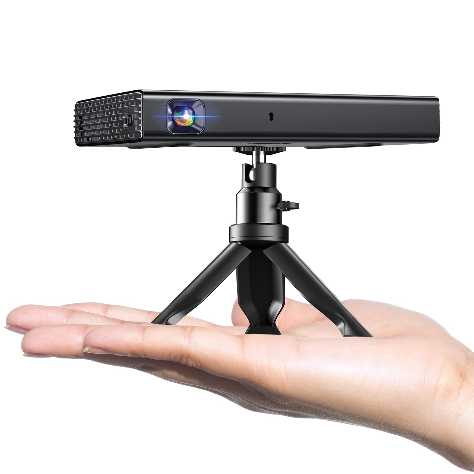 ELEPHAS Mini Projector With 5G WiFi and Bluetooth - 500 ANSI DLP Portable, Rechargeable for Travel - Compatible With iOS, Android, TV Stick ELEPHAS Mini Projector With 5G WiFi and Bluetooth - 500 ANSI DLP Portable, Rechargeable for Travel - Compatible With iOS, Android, TV Stick