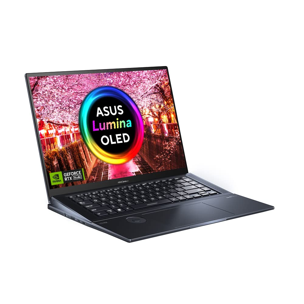 ASUS Laptop Zenbook Pro 16 UX7602VI 16.0" Ultra HD 3K 120Hz Touchscreen OLED Laptop (Intel i9-13900H, NVIDIA GeForce RTX 4070, 32GB RAM, 1TB SSD, Windows 11)