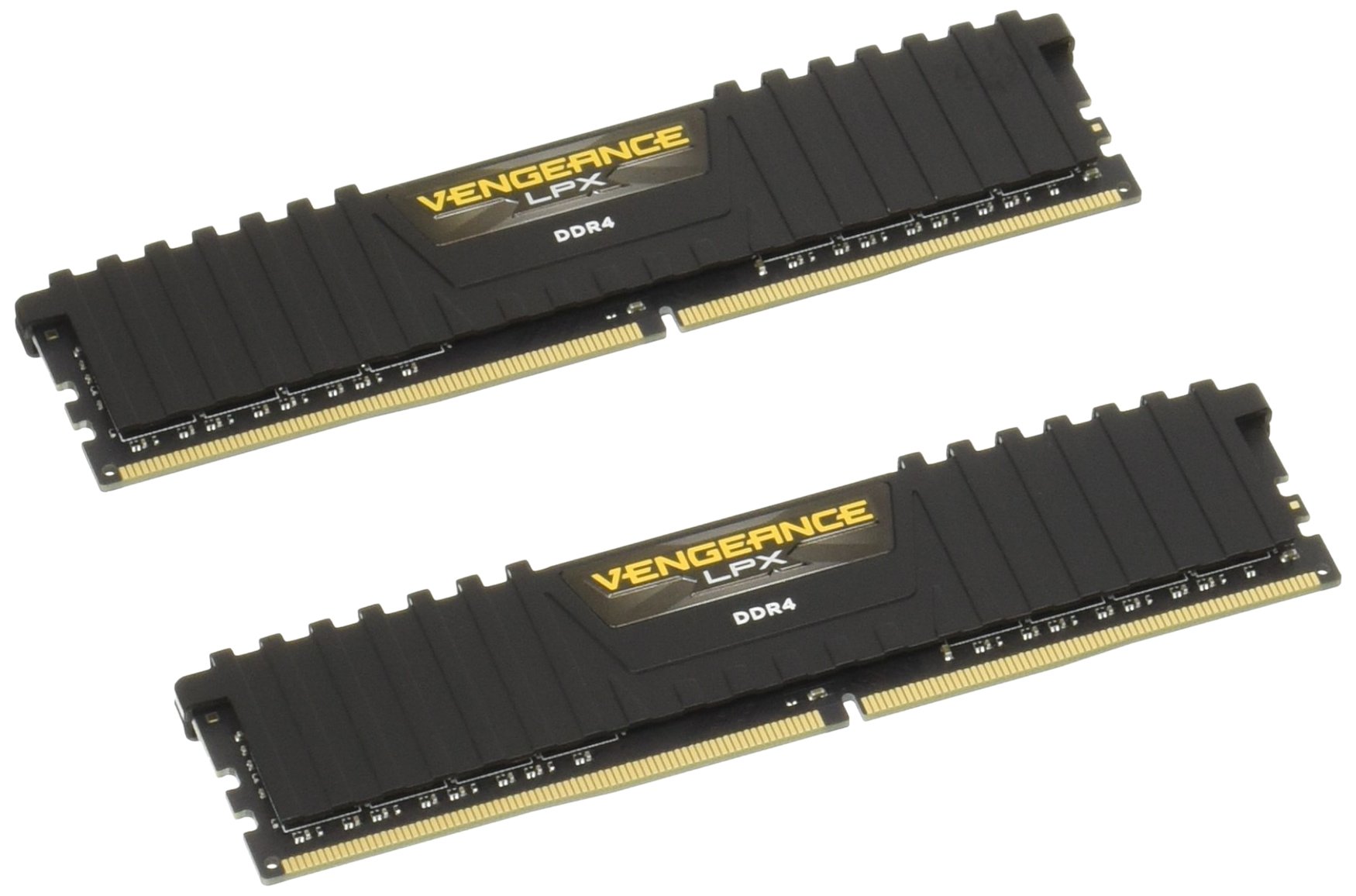 Corsair CMK8GX4M2A2666C16 Vengeance LPX 8 GB (2 x 4 GB) DDR4 2666 MHz C16 XMP 2.0 High Performance Desktop Memory Kit, Black