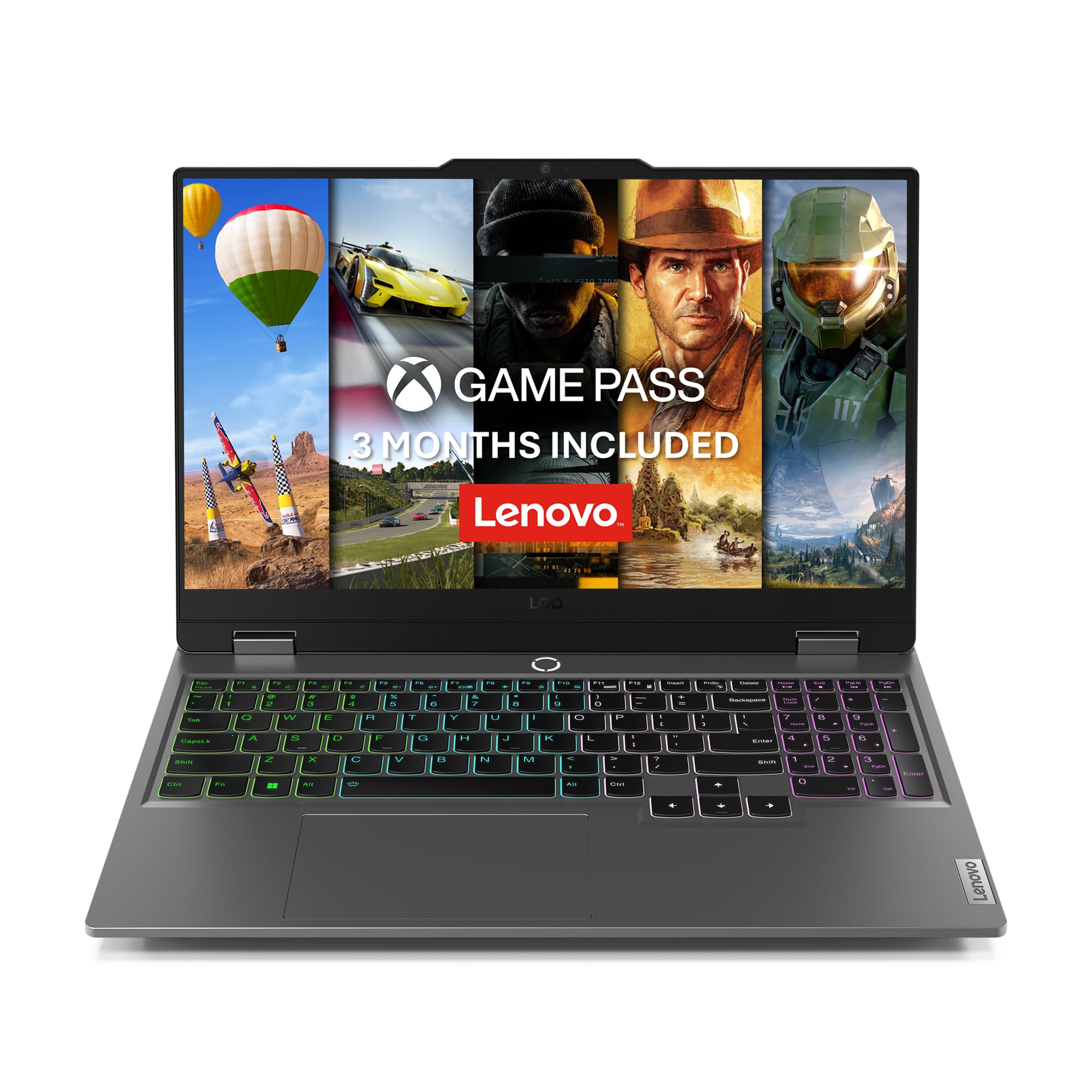 Lenovo LOQ | 15 inch Full HD Gaming Laptop | Intel Core i5-12450HX | 24GB RAM | 1TB SSD | NVIDIA GeForce RTX 4060 | Windows 11 Home | Luna Grey